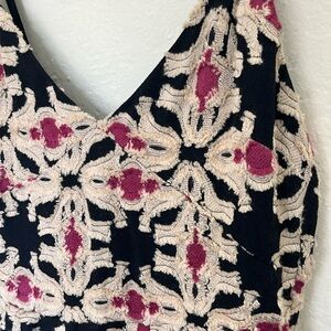 Textured patterned dress